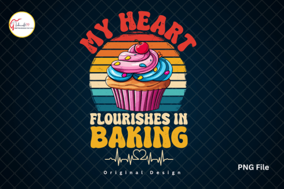 Baking Cupcake PNG Funny Baker Tshirt: A Sweet Design Asset