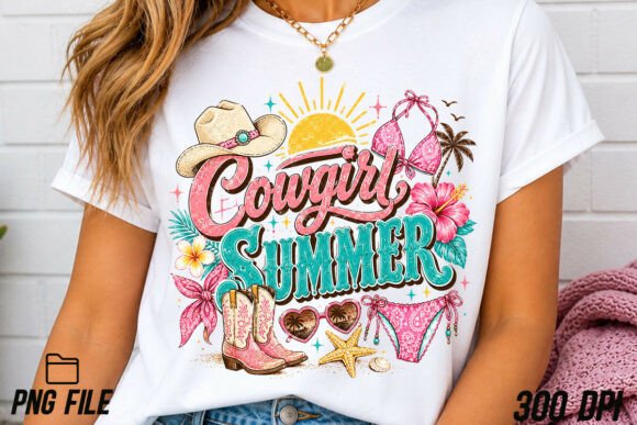 Cowgirl Summer Bikini PNG: Your Go-To Design Asset
