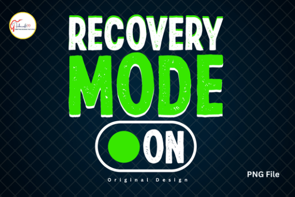 Recovery Mode On: A Retro Humor Design for Relatable Apparel