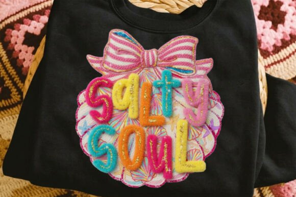 Salty Soul Png & Summer Girls Yarn Shirt: Your Next Design Asset